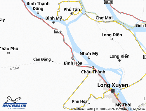 Mapa MICHELIN An Hòa - ViaMichelin