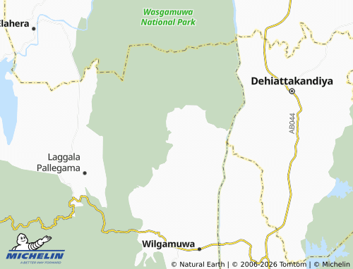 MICHELIN Viharagama2 map - ViaMichelin