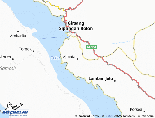MICHELIN Ajibata map - ViaMichelin