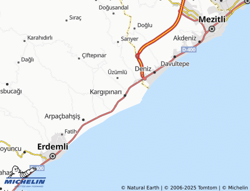 MICHELIN Kargıpınarı map - ViaMichelin