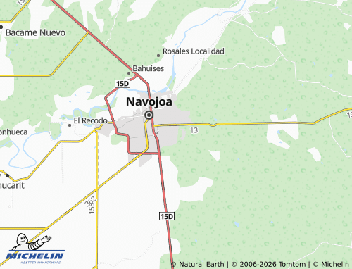 Mappa MICHELIN Indeur - ViaMichelin