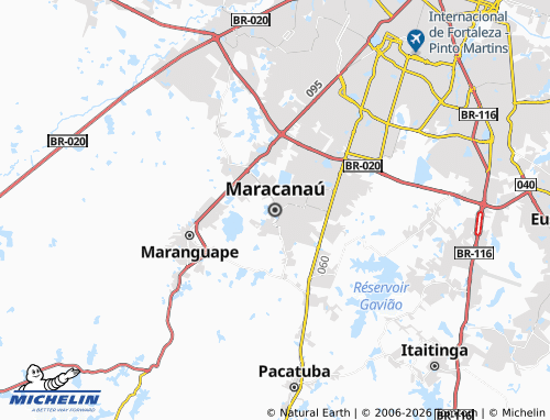 Kaart MICHELIN Maracanaú - ViaMichelin