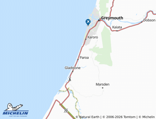 Mapa MICHELIN Paroa - ViaMichelin