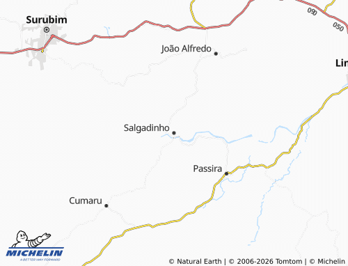 Carte MICHELIN Salgadinho - ViaMichelin
