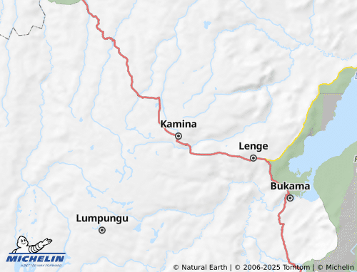 MICHELIN Kamina map - ViaMichelin