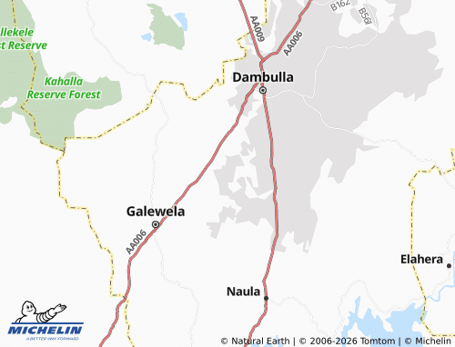 MICHELIN Wavulambe map - ViaMichelin