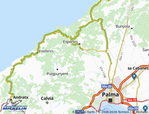 Mappa MICHELIN Es Verger - ViaMichelin