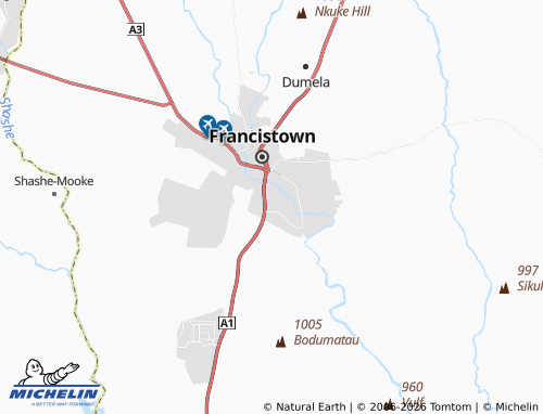 MICHELIN Block 3 map - ViaMichelin