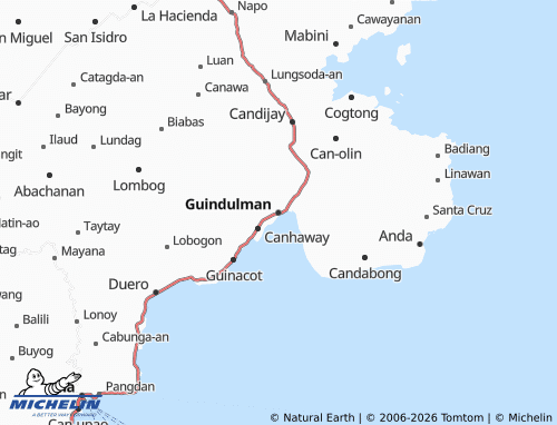 Mappa MICHELIN Guindulman - ViaMichelin