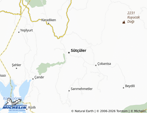 Mapa MICHELIN Başkoz - ViaMichelin
