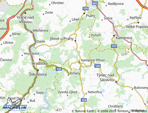 Mappa MICHELIN Žampach - ViaMichelin