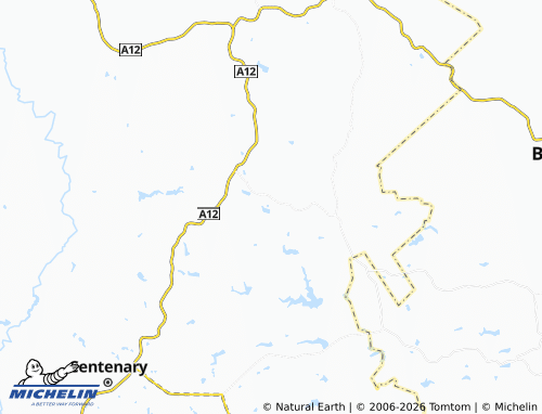 MICHELIN Botambudzi map - ViaMichelin