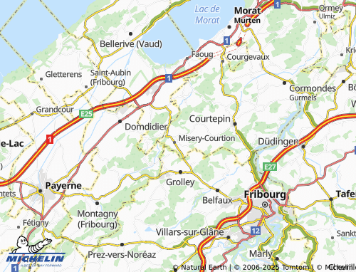 MICHELIN Courtion map - ViaMichelin