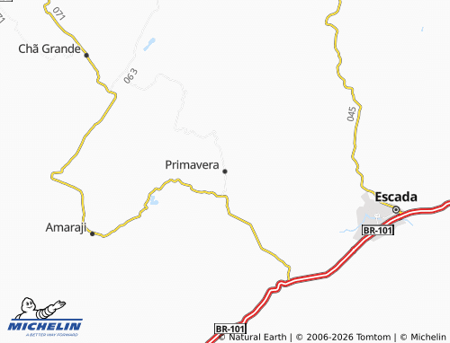Mapa MICHELIN Primavera - ViaMichelin