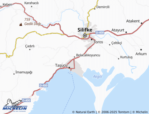 MICHELIN Bolacalıkoyuncu map - ViaMichelin