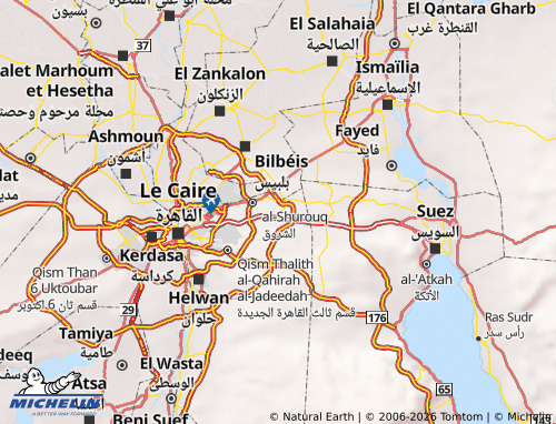 Mapa MICHELIN Badr City - ViaMichelin