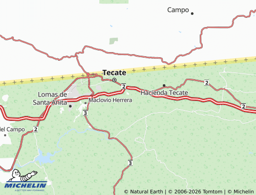 Mapa MICHELIN La Sierrita - ViaMichelin