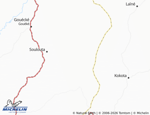 MICHELIN Gpagalai map - ViaMichelin