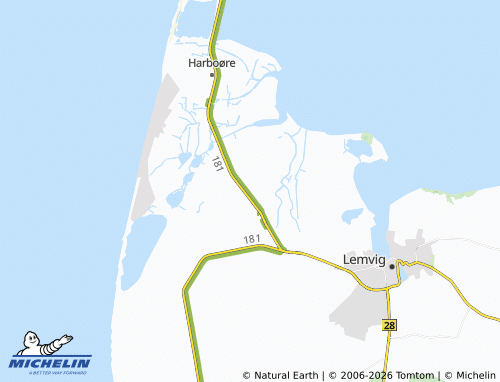 Carte MICHELIN Byskov - ViaMichelin