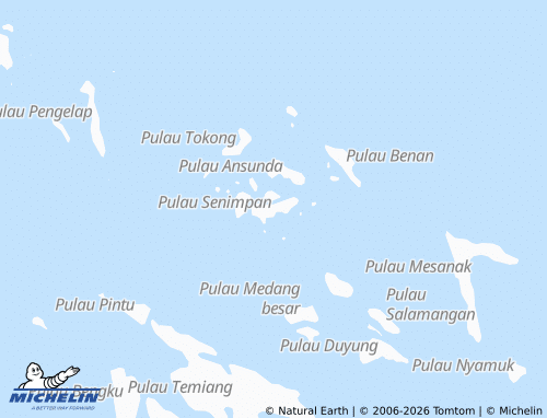 Mapa MICHELIN Pulau Bukit - ViaMichelin