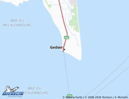 Mappa MICHELIN Gedser - ViaMichelin
