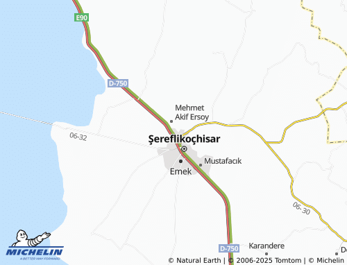 MICHELIN Akseki map - ViaMichelin