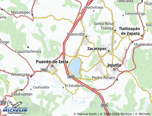 MICHELIN Tequesquitengo map - ViaMichelin