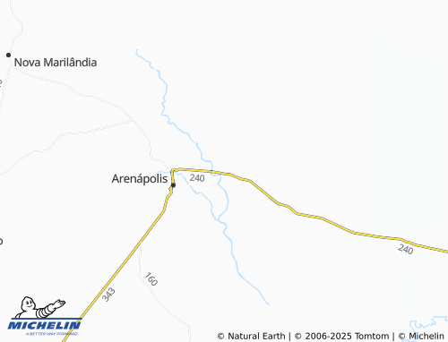 Mapa MICHELIN Novo Horizonte - ViaMichelin