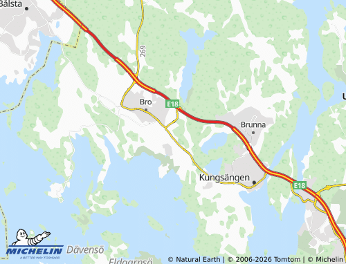 Mapa MICHELIN Bergliden - ViaMichelin