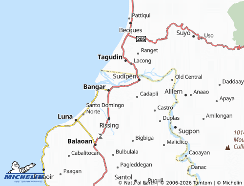 MICHELIN Ubbog map - ViaMichelin