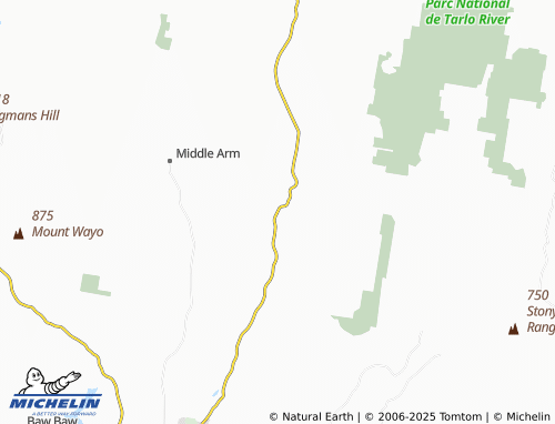 MICHELIN Tarlo map - ViaMichelin