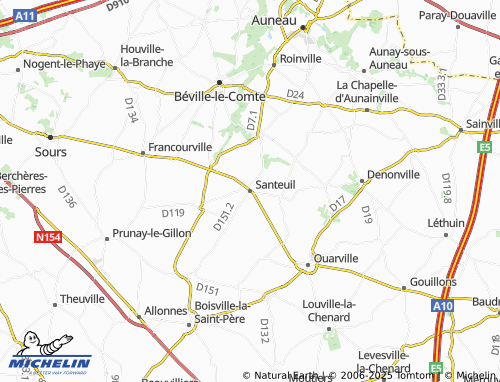 Mappa MICHELIN Santeuil - ViaMichelin