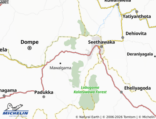 MICHELIN Hingurala map - ViaMichelin