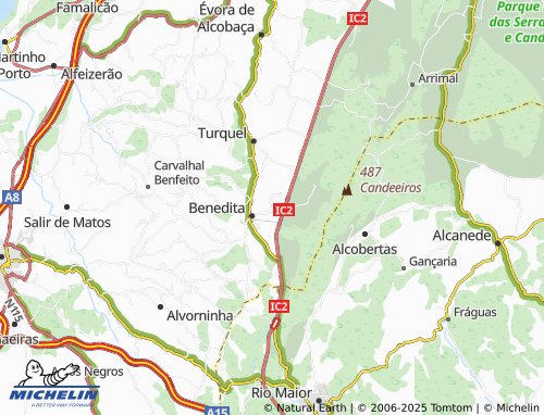 Mapa MICHELIN Venda da Rega - ViaMichelin