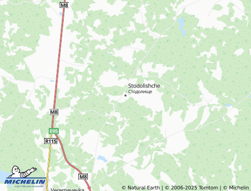 MICHELIN Stodolishche map - ViaMichelin