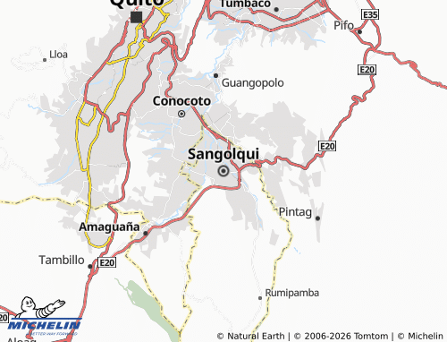 MICHELIN Sangolqui map - ViaMichelin