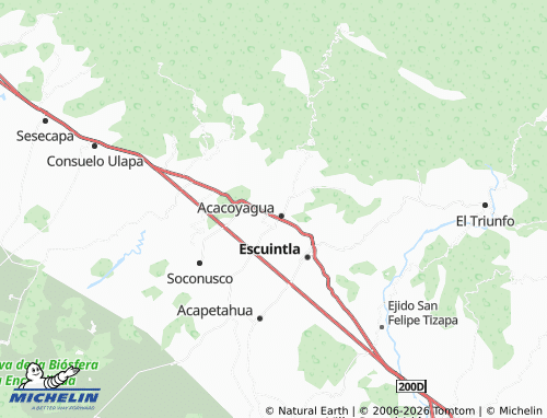 Mapa MICHELIN Jalapa, 8 de Septiembre - ViaMichelin