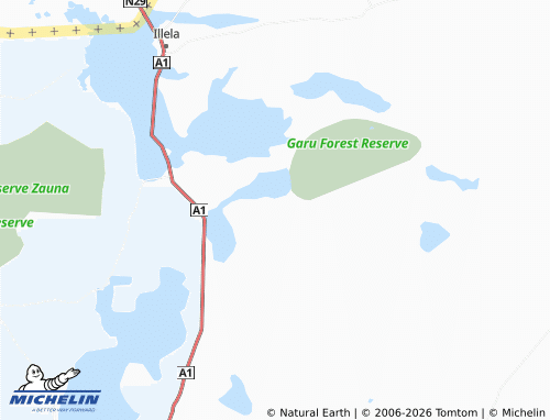 Mappa MICHELIN Garu - ViaMichelin