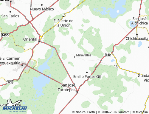 Kaart MICHELIN Miravalles - ViaMichelin