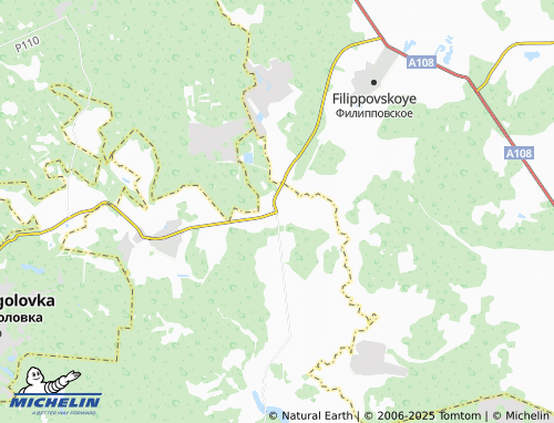 MICHELIN Chernovo map - ViaMichelin