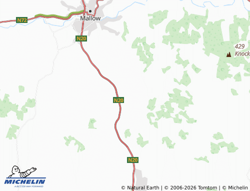 Kaart MICHELIN Burnfort - ViaMichelin