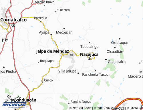 MICHELIN Jalpa de Méndez map - ViaMichelin