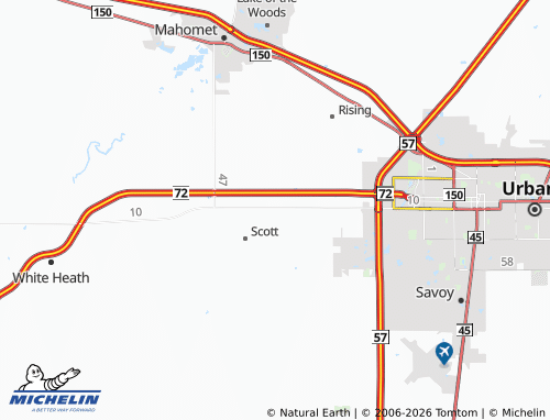 Mappa MICHELIN Bondville - ViaMichelin