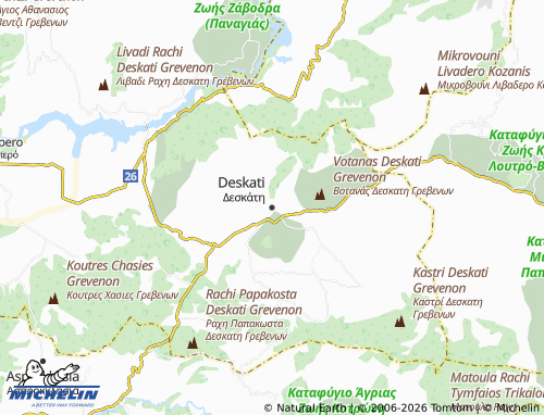 Carte MICHELIN Deskati - ViaMichelin