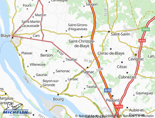 MICHELIN Lafosse map - ViaMichelin