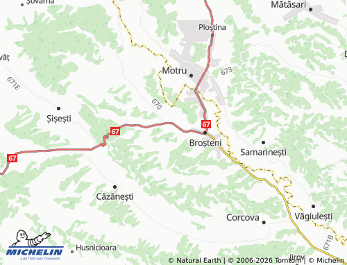 Mappa MICHELIN Florești - ViaMichelin