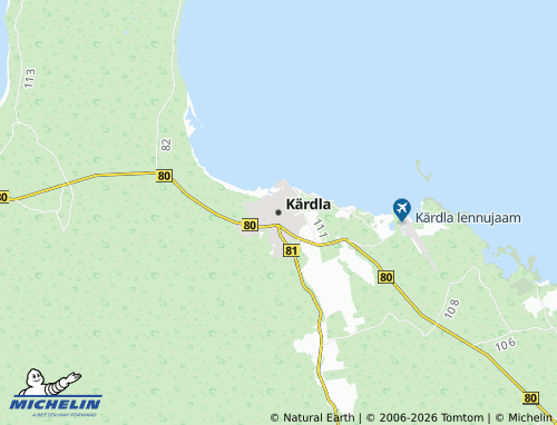 MICHELIN-Landkarte Kärdla - ViaMichelin