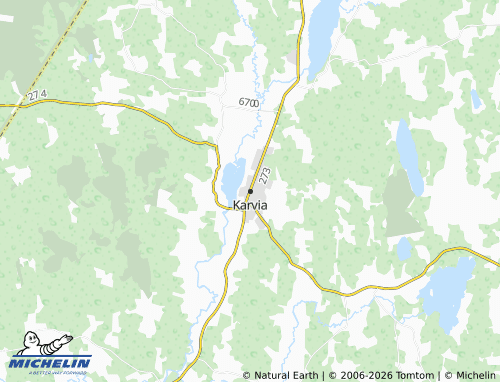 MICHELIN-Landkarte Karvia - ViaMichelin