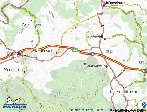 MICHELIN Kesselfeld map - ViaMichelin