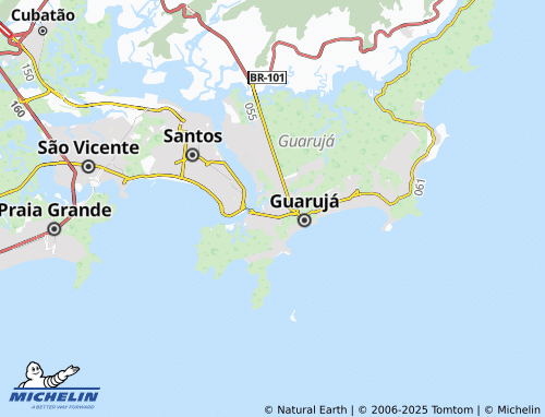 MICHELIN Santo Antônio map - ViaMichelin